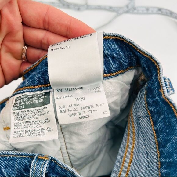 Levi’s 501 cut off medium wash button fly shorts size 30 - Picture 9 of 9